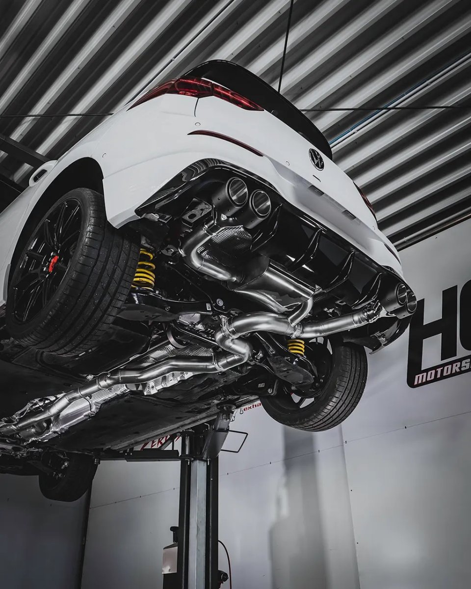 EGO-X Abgasanlage 3,5" VW Golf 8 R 320/333PS (ab 96dB)